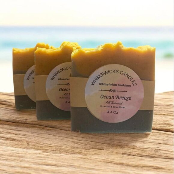 Hand Crafted Buttermilk & Shea Butter 4.4 oz Soap - Picture 1 of 3